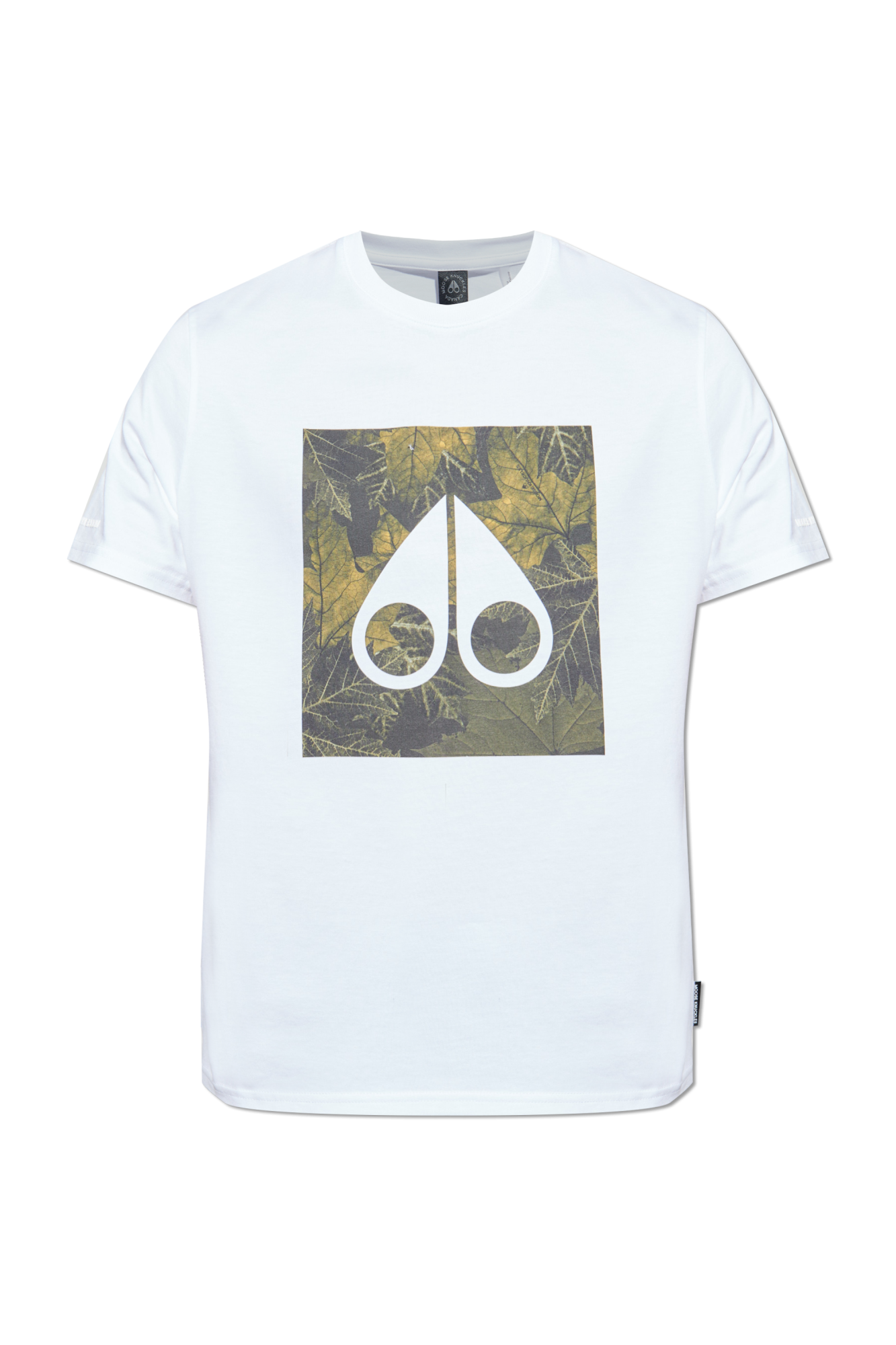 ★【MOOSE KNUCKLES】★SATELLITE LOGO PRINTING T SHIRT★ MOOSE KNUCKLES Satellite Tee White - Clothing from Circle